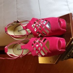 Bebe heels in pink